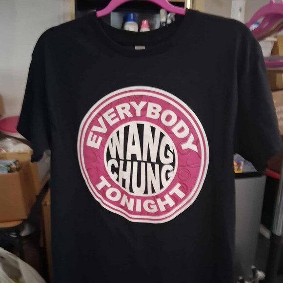 Everybody Wang Chung 2-Sided Black T-Shirt- UNISEX SIZE MEDIUM - Picture 2 of 9